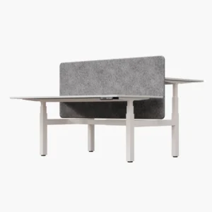 Elektrisch zit-sta Duo bureau Wit