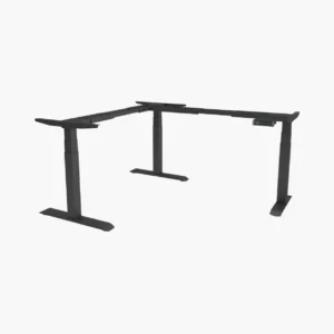Zwart (Z) - frame - elektrisch zit-sta bureau - hoekbureau frame